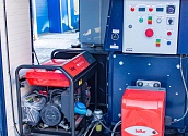 Мобильный промышленный парогенератор UP-350 на прицепе на дизельном топливе