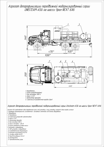 АДПМ серии Unisteam-AS6 на шасси Урал NEXT