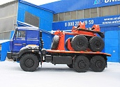 Трубоплетевозный автопоезд на базе шасси Урал 6370
