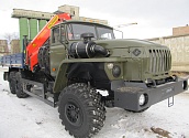 Бортовой автомобиль Урал 4320 с КМУ PK-23500А