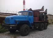 Трубоплетевозный автопоезд на базе шасси Урал 55571