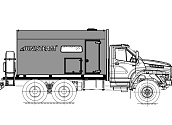 ППУА 1600/100 серии Unisteam-M1 на базе шасси УРАЛ NEXT 5557