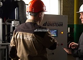 Промышленный парогенератор UNISTEAM-X на газовом топливе