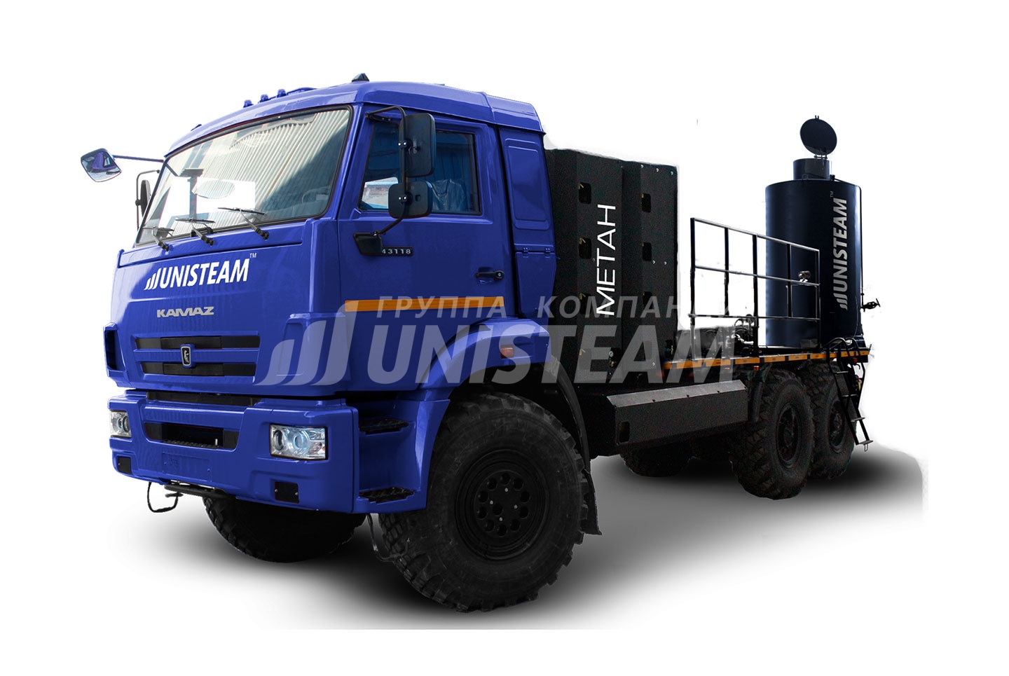 АДПМ серии Unisteam-AS6G на базе газовоого шасси КАМАЗ 43118-37