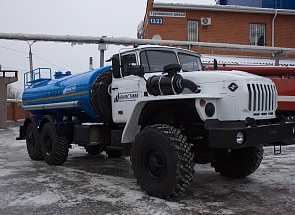 АЦН-10 для технической воды на шасси Урал 4320